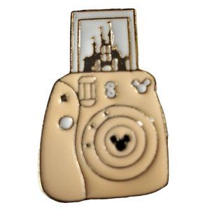 Mickey Mouse Camera Lapel Pin Castle Enamel Jewelry Brooch Badge Accessories